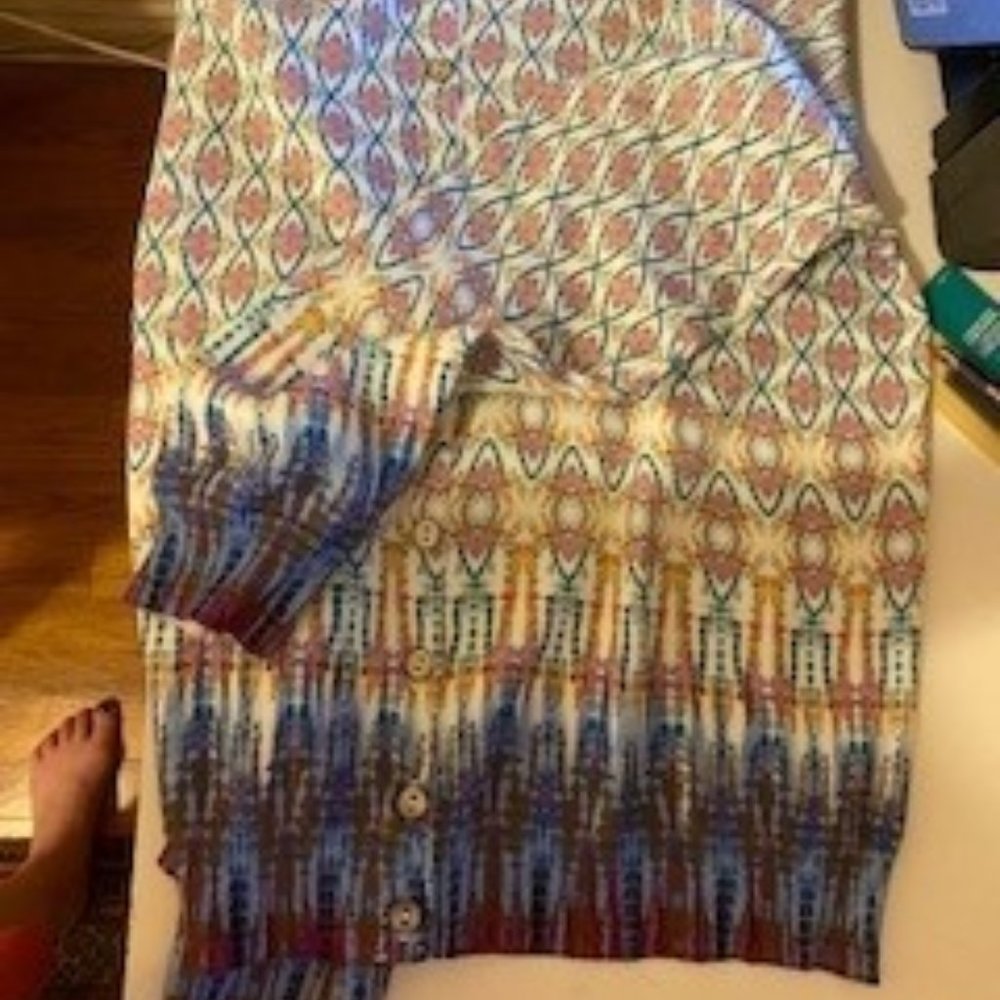 Sundance 100% cotton cardigan sweater - multi color - Picture 5 of 5